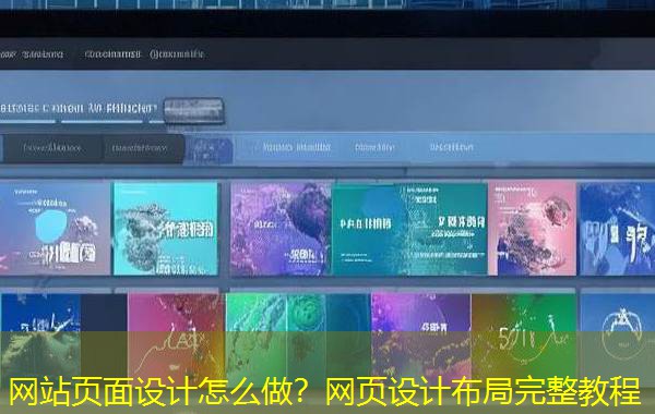 网站页面设计怎么做？网页设计布局完整教程