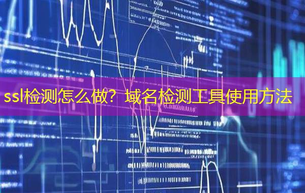 ssl检测怎么做？域名检测工具使用方法