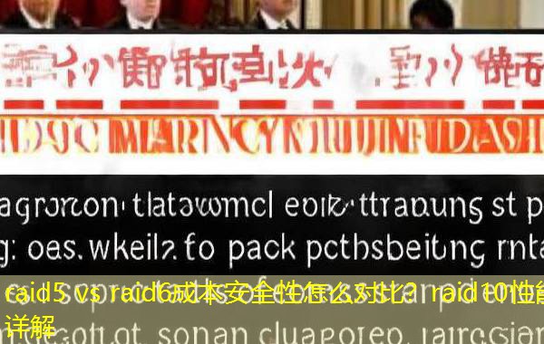 raid5 vs raid6成本安全性怎么对比？raid10性能详解