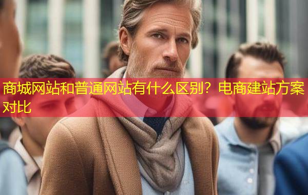 商城网站和普通网站有什么区别？电商建站方案对比