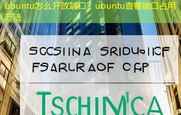 ubuntu怎么开放端口？ubuntu查看端口占用方法
