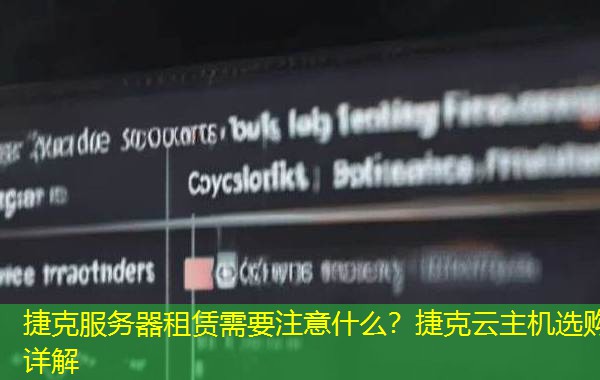 捷克服务器租赁需要注意什么?捷克云主机选购详解 捷克服务器租赁需要注意什么?捷克云主机选购详解