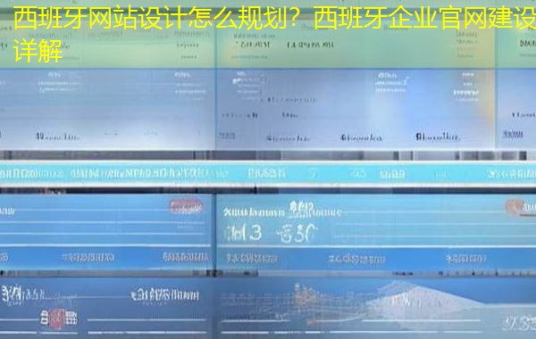 西班牙网站设计怎么规划？西班牙企业官网建设详解