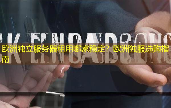 欧洲独立服务器租用哪家稳定？欧洲独服选购指南