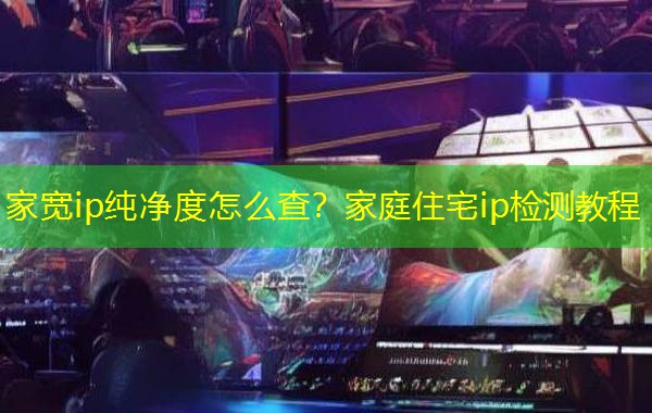 家宽ip纯净度怎么查?家庭住宅ip检测教程 家宽ip纯净度怎么查?家庭住宅ip检测教程